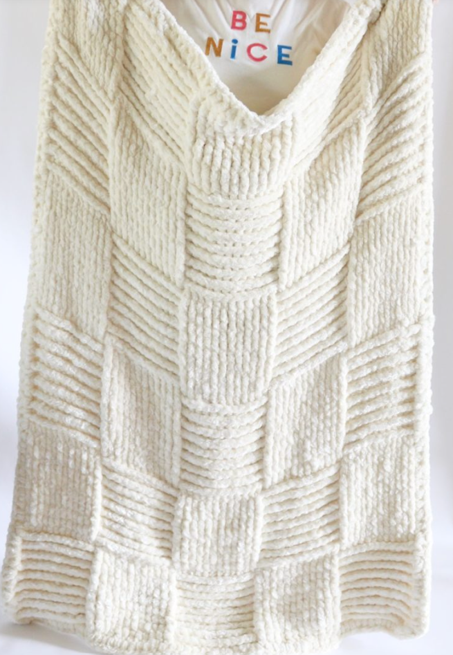 Giant Basketweave Throw